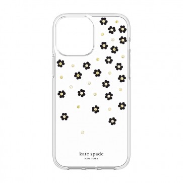 kate spade new york Defensive Hardshell Case with MagSafe for iPhone 13 Pro  - Hollyhock Floral Clear | Verizon