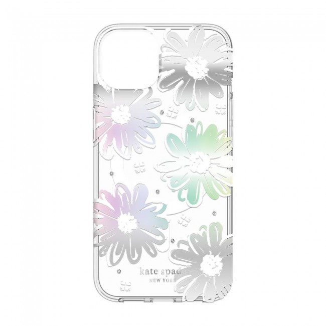 Kate Spade New York Iridescent Daisy Hardshell Case - For iPhone 13 mini