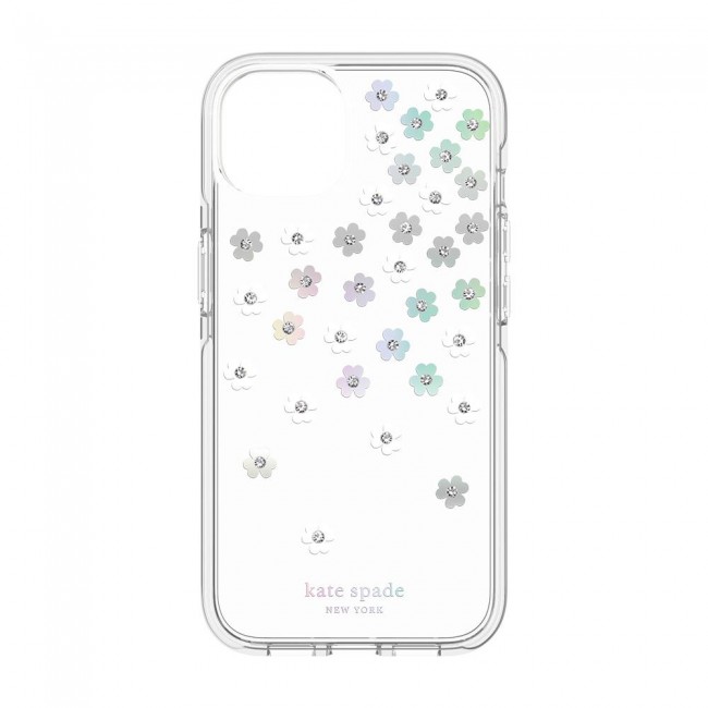 nuTCS: Old Friends New Products - Kate Spade New York Defensive Hardshell  Case for iPhone 13 Pro - Scattered Flowers/Iridescent/Clear/Gems/White  Bumper