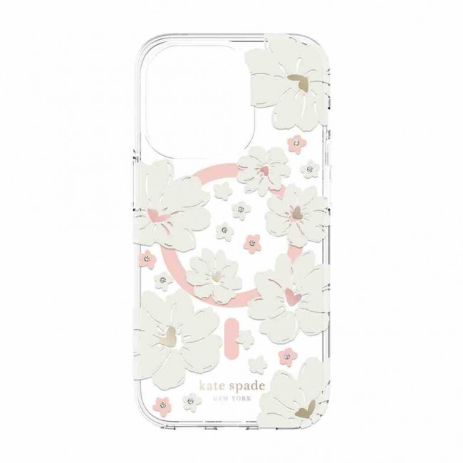 Kate Spade New York Hardshell Falling Poppies Case - For iPhone 13 Pro