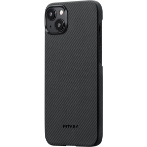 PITAKA MagEZ Case 4 (Black/Grey Twill) 600D for iPhone 15
