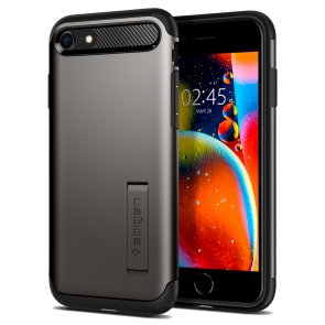 Spigen iPhone SE (2020)/iPhone 8/7 Slim Armor Gunmetal